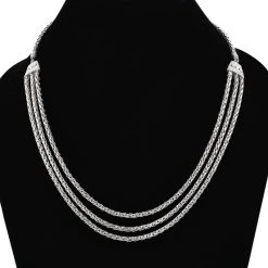 Royal Bali Kollektion - 925 Silber, Padian Halskette Ca. 45 Cm Ca. 55,95g -Schmuck Shoplc 7614600 2