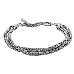 Royal Bali Kollektion - 925 Silber, Tulang Naga Armband Ca. 19 Cm Ca. 25,30g