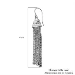 Royal Bali Kollektion - 925 Silber, Tulang Naga Ohrringe Ca. 10,60g -Schmuck Shoplc 7614650 3