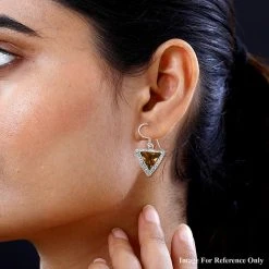 Royal Bali Kollektion - Citrin Ohrringe 925 Silber Ca. 9.62 Ct -Schmuck Shoplc 7614706 2