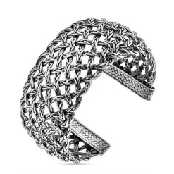 Royal Bali Kollektion - 925 Silber Armreif Ca. 19 Cm Ca. 68,87g -Schmuck Shoplc 7614713 3