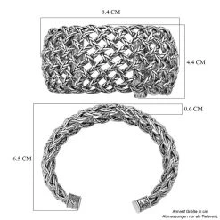Royal Bali Kollektion - 925 Silber Armreif Ca. 19 Cm Ca. 68,87g -Schmuck Shoplc 7614713 5