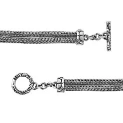 Royal Bali Kollektion - 925 Silber Schmetterling Armband Ca. 18.5 Cm Ca. 13,90g -Schmuck Shoplc 7620426 4