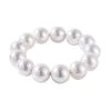 Weiße Muschelkernperle Armband, 18 Cm -Schmuck Shoplc 7677052