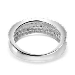 Lustro Stella - Weißer Zirkonia Ring, 925 Silber Rhodiniert (Größe 17.00) Ca. 0.93 Ct -Schmuck Shoplc 8717803 4