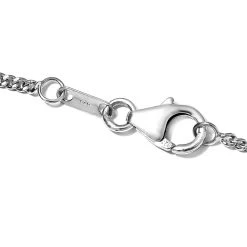 Masoala Saphir-Halskette, (Fissure Gefüllt), Ca. 45 Cm, 925 Silber Platiniert Ca. 24.01 Ct -Schmuck Shoplc 8732349 4