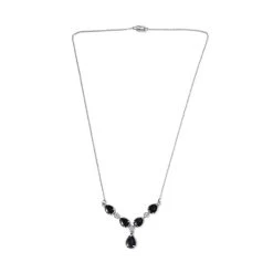 Blaues Aventurin-Collier, Ca. 45 Cm, Edelstahl Ca. 9.07 Ct -Schmuck Shoplc 8862453 4