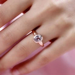 AA Martha Rocha Kunzit-Ring, 925 Silber Roségold Vermeil (Größe 16.00) Ca. 1.69 Ct 11 AA Martha Rocha Kunzit-Ring, 925 Silber Roségold Vermeil (Größe 16.00) Ca. 1.69 Ct -Schmuck Shoplc 8862560 2