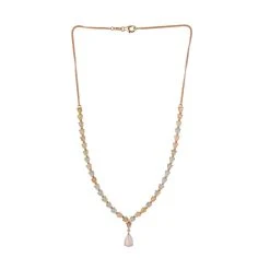 Natürliche, äthiopische Opal-Halskette, Ca. 45 Cm, 925 Silber Gelbgold Vermeil Ca. 8.95 Ct -Schmuck Shoplc 8881624 3