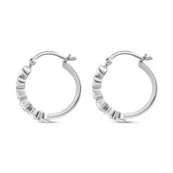 Handgearbeitete Polki Diamant-Creolen, 925 Silber Ca. 0.50 Ct -Schmuck Shoplc 8897171 4