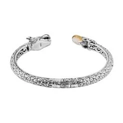 Royal Bali - Citrin-Armreif, Ca. 19 Cm, 925 Silber 27,5g, Ca. 3.60 Ct -Schmuck Shoplc 8934125 3