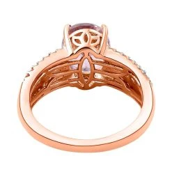 AA Martha Rocha Kunzit Und Weißer Zirkon-Ring, 925 Silber Roségold Vermeil (Größe 20.00) Ca. 4.48 Ct -Schmuck Shoplc 8942756 5