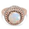 Natürlicher Äthiopischer Opal Und Brauner Zirkon Ring 925 Silber Rosévergoldet (Größe 16.00) Ca. 2,17 Ct 2 Natürlicher Äthiopischer Opal Und Brauner Zirkon Ring 925 Silber Rosévergoldet (Größe 16.00) Ca. 2,17 Ct -Schmuck Shoplc 8964482